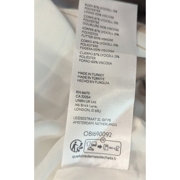 NWT Anthropologie X Maeve Assymetrical Wrap Halter Neck Shirt Dress Size 6 - Picture 11 of 11